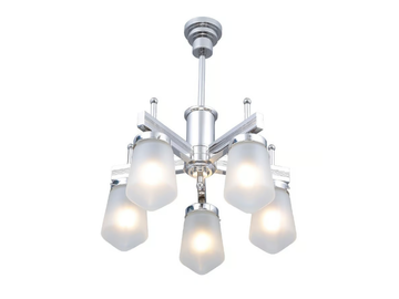 NEW YORK 5 - Handmade brass chandelier by Patinas Lighting - view 2
